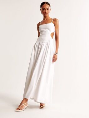 Abercrombie & Fitch | Dresses | Af Giselle Dropwaist Mesh Maxi Dress |  Poshmark
